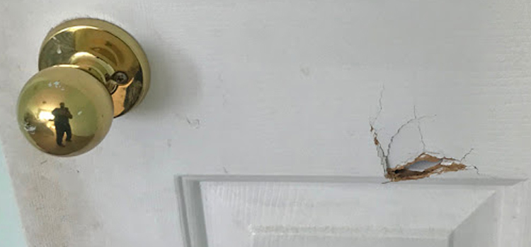 interior door hole repair Evanston, Illinois